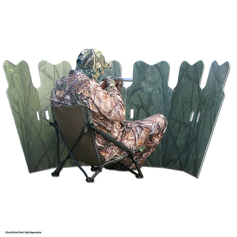 Ghostblind Phantom 6-Panel Ground Hunting Blind with Mirrored Camo