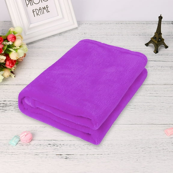 Vikakiooze 2022 Fleece Throw Blanket 50X70CM(19.6X27.5 inch) Fashion Solid Soft Throw Kids Blanket Warm Coral Plaid Blankets Flannel for Kids Children Teens or Adult