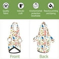 thumbnail image 4 of Yiaed Barbecue Gnomes Print Dog Hoodie Security Pet Dog Costume Pets Dog Hoodie Sweatshirt with Pocket for Small Dogs-Large, 4 of 5