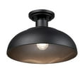 thumbnail image 3 of Levitt 1-Light Outdoor Semi-flush in Natural Black with Natural Black, 3 of 4