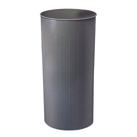 Safco Charcoal Round 20 Gallon Trash Can (Set of 3)