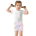thumbnail image 5 of joogoo Gradient Palm Tree Girls Lined Shorts Bike Dance Bottoms 8Y, 5 of 7