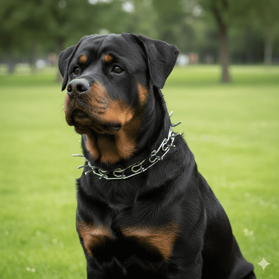 Omnipet Latch-Style Spiked Training Dog Collar Large 22" Quick Release Snap