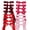 Red, Rose red, Wine red, Pink, variant on Hair Bows Clips Coquette Ribbon Bowknot with Long Tail Princess Hair Bows French Barrettes Hair Accessories for Women Girls 16PCS (Pink, White)