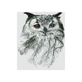 thumbnail image 2 of Clean Nature 11x14 White Modern Wood Framed Museum Art Print Titled - Eye of the Forest II, 2 of 4