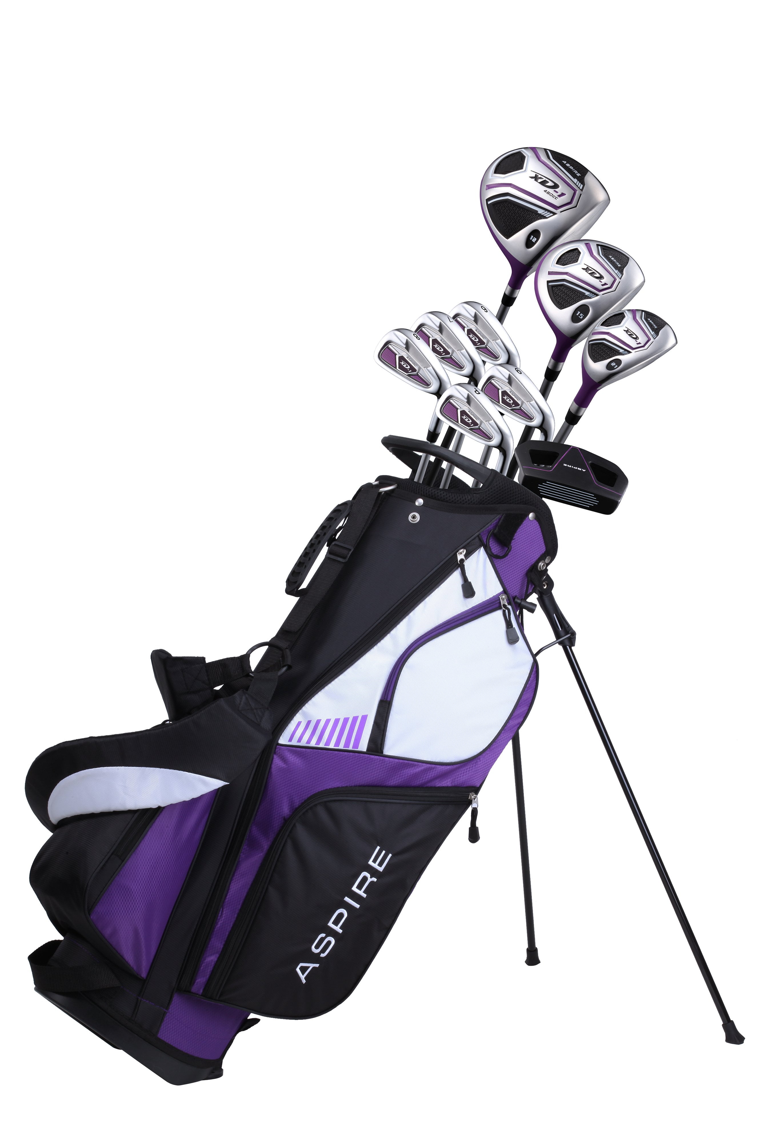 Aspire XD1 Womens Complete Right Handed Golf Club Package Set 3 Color