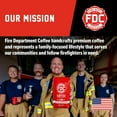 thumbnail image 5 of - Black Cherry Bourbon Coffee - Gives Back to Firefighters - Premium Bourbon Infused Whole Bean - Non-Alcoholic - Roasted in the USA - Veteran Owned (12 oz, Pack of 2), 5 of 5