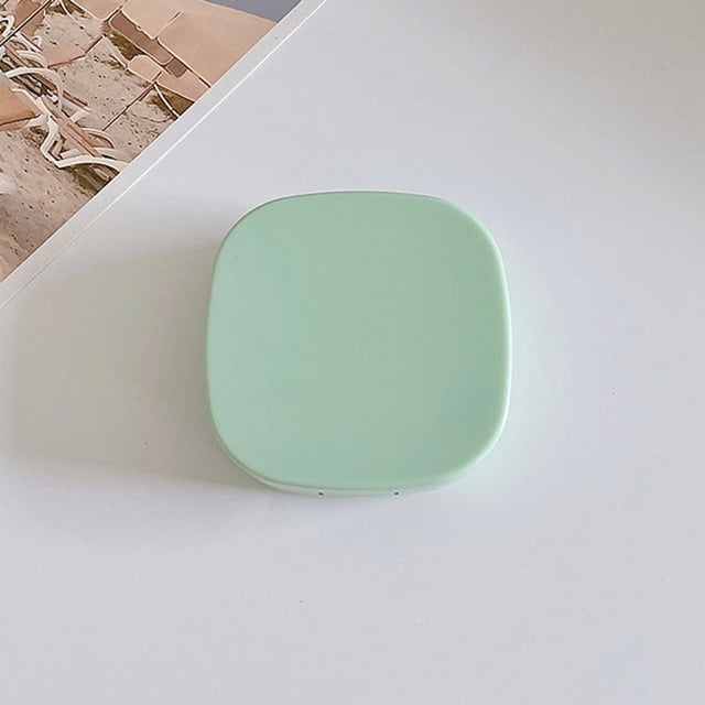 Caja para lentes de contacto de color sólido con forma de caramelo, caja para lentes de contacto, caja para pupila hermosa y sencilla, caja portátil para hacer uno mismo