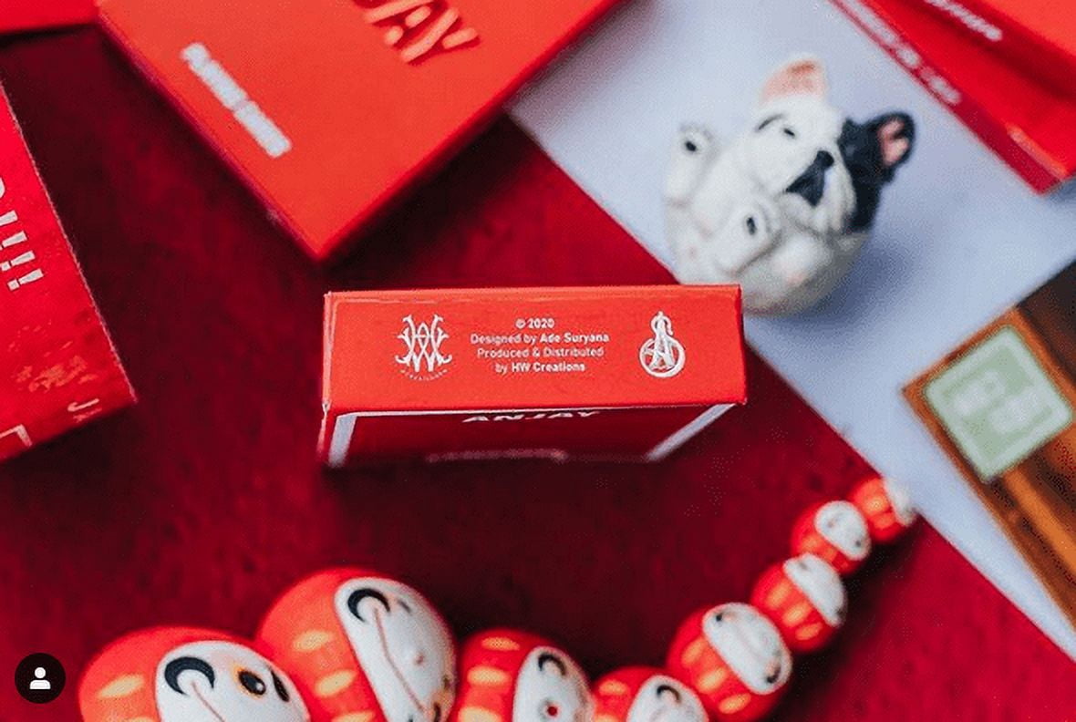 Signed Anjay Playing Cards from Indonesia Limited Edition of 100 by Ade Suryana