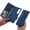 Blue, variant on For Samsung Galaxy Z Fold 6 5 4 3 Detchable Wallet Leather Case Cover Pen Holder