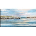 thumbnail image 1 of Cuadro Decorativo - puerto azul Jr  Impresión en canvas, estrechado, 1 of 2