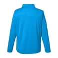 thumbnail image 5 of CORE365 CE404 Men's Market Snag Protect Mesh Colorblock Quarter-Zip Pullover-Electric Blue/ Carbon-5XL, 5 of 6