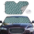 thumbnail image 2 of Kdxio Daisies Flowers Print Windshield Sun Shade,UV Rays and Sun Heat Protection,Sunshade for Car Windshield,Car Shade Front Windshield - Small, 2 of 6