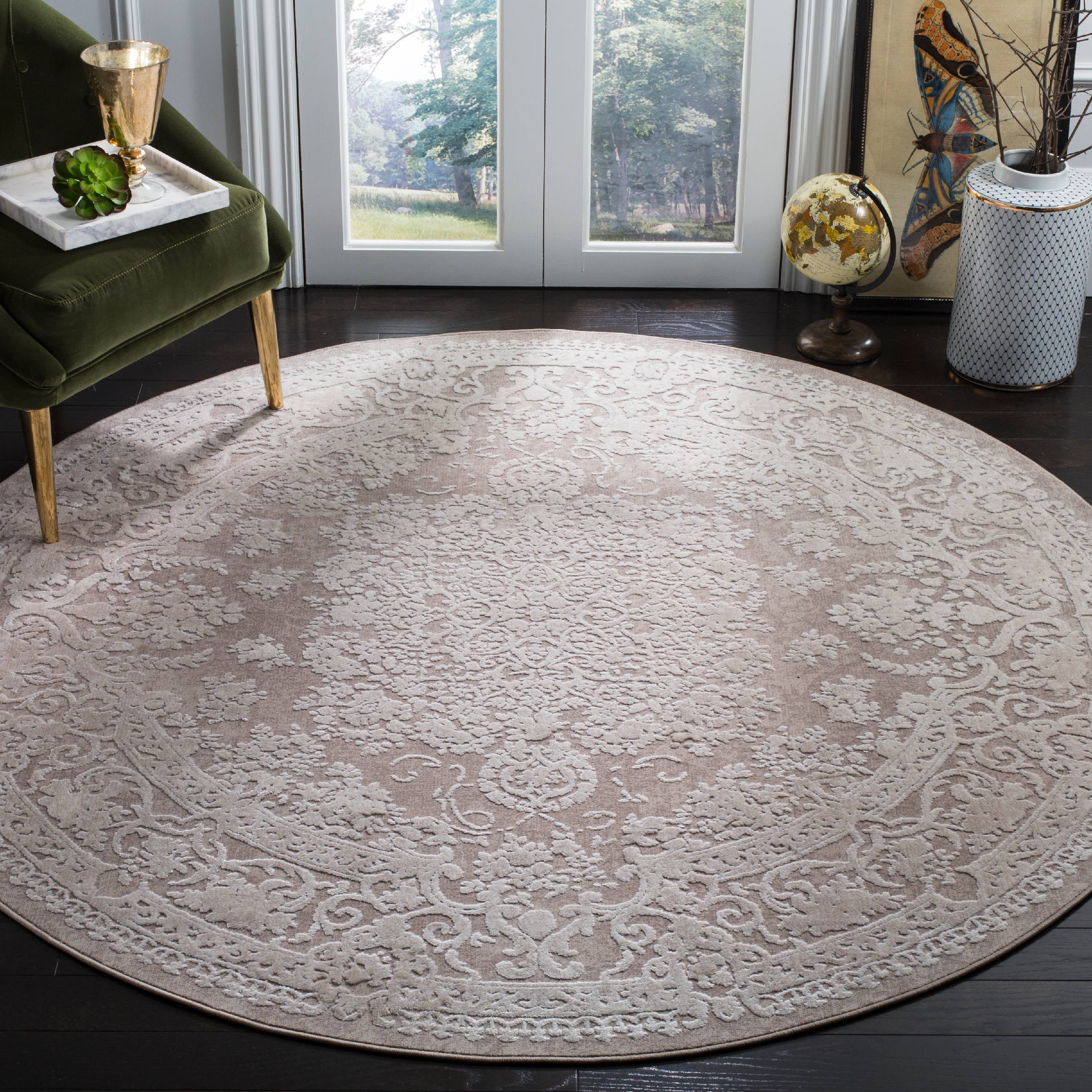 Safavieh Reflection Sophia Traditional, How Big Is A 5 Round Rug