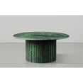 thumbnail image 2 of Meridian Furniture Genoa Green Marble Coffee Table, 2 of 8