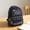Navy, variant on Portable Coin Purse, Cute Plaid Print, Mini Wallet with Keychain, for Backpack and Everyday Decoration, Navy