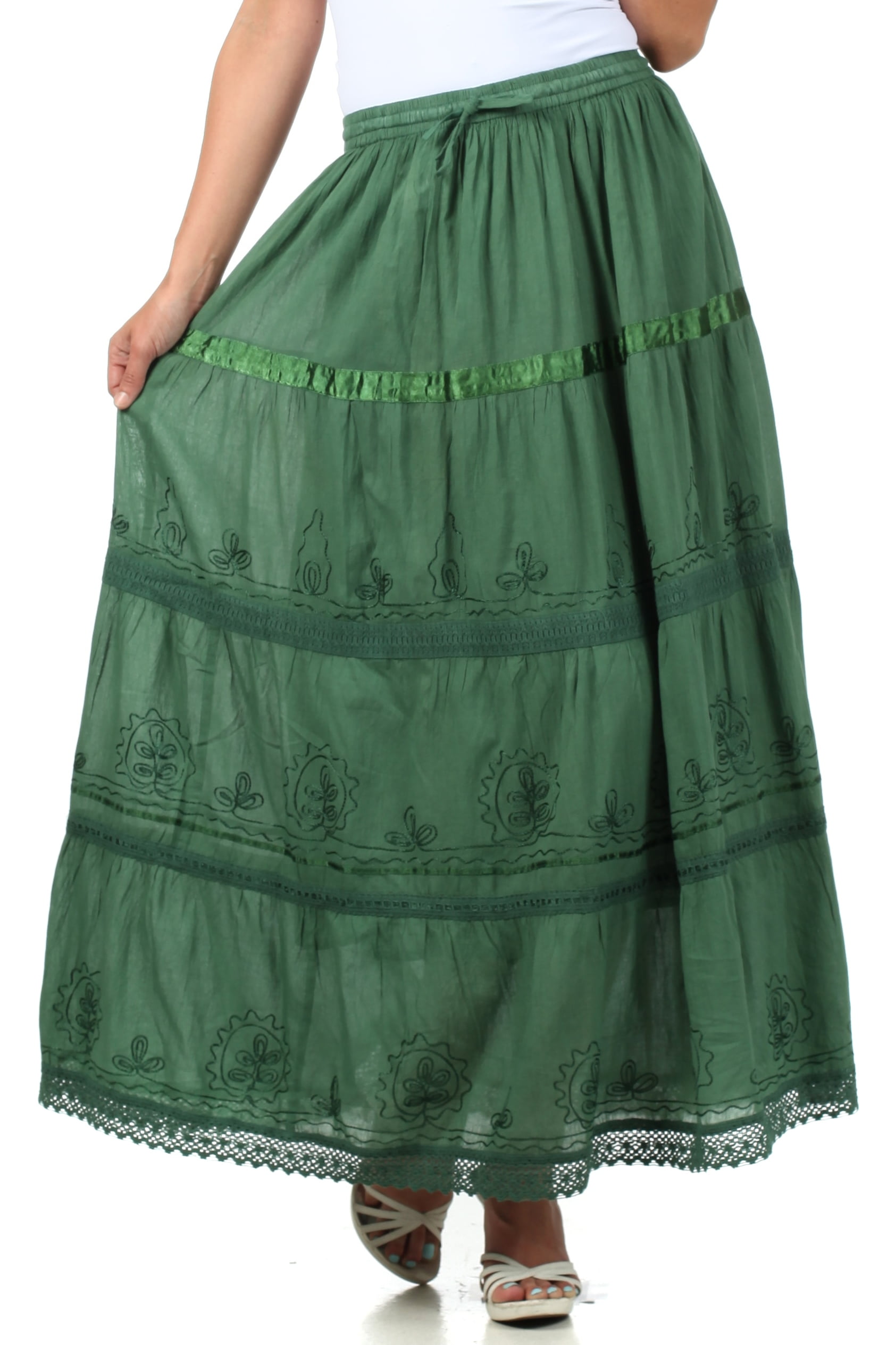 boho gypsy maxi skirt