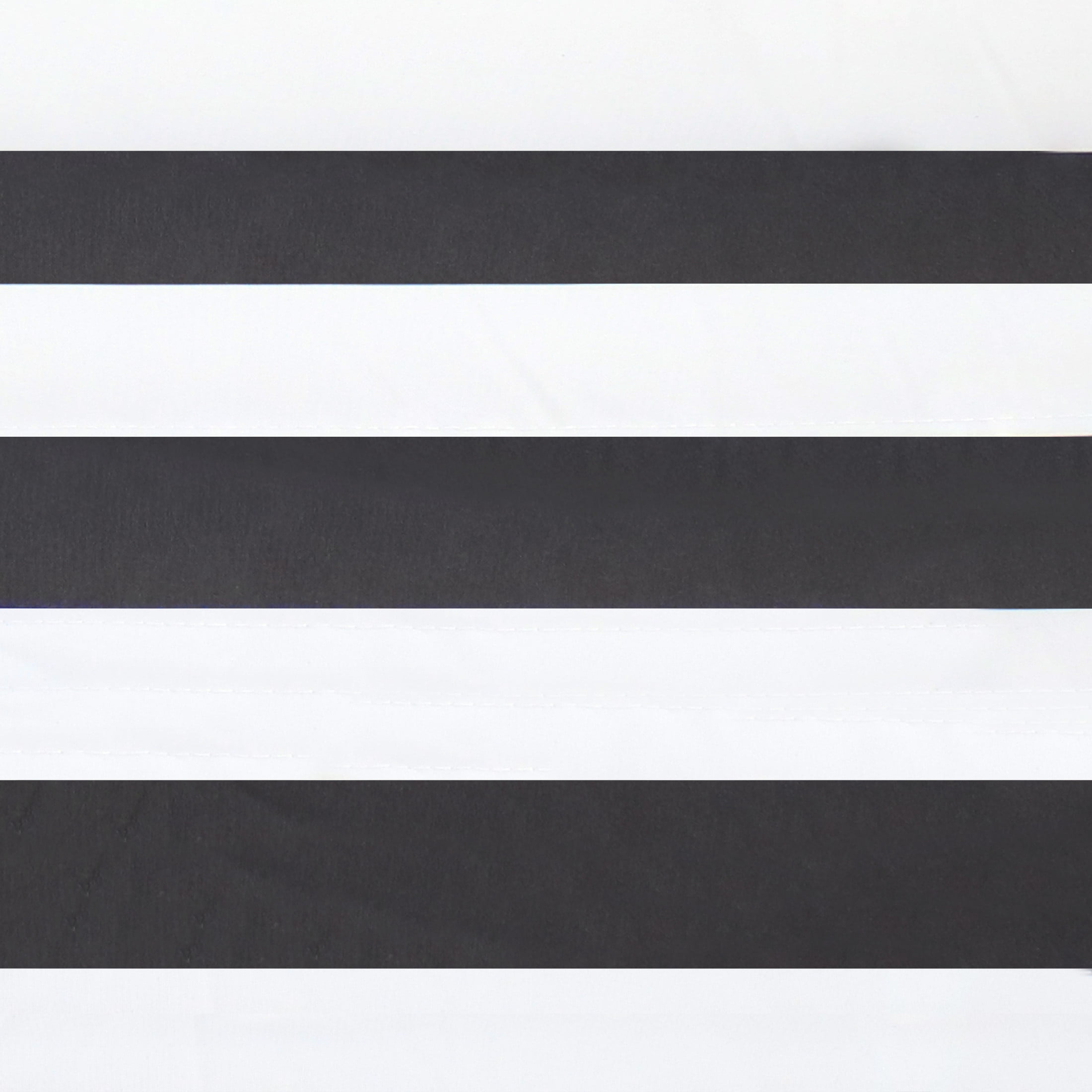 Sunnydaze 2-Person Quilted Polyester Spreader Bar Hammock, 450 lb Capacity - Black and White Stripe