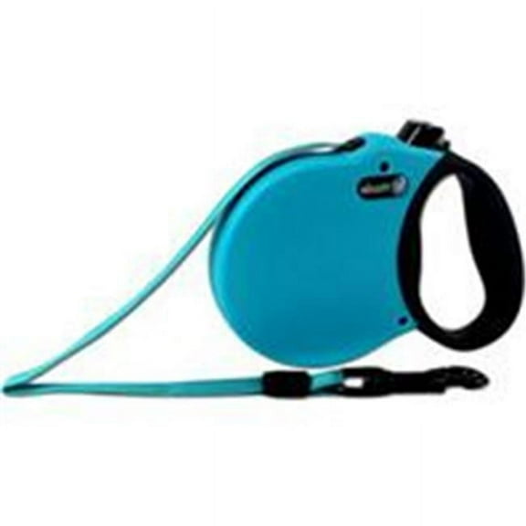 Paws & Alcott 067021 16 ft. Alcott Retractable Leash - Blue, Medium