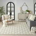 thumbnail image 3 of Nourison Aloha Indoor/Outdoor Ivory/Grey 7'10" x 10'6" Area Rug, (8x11), 3 of 10