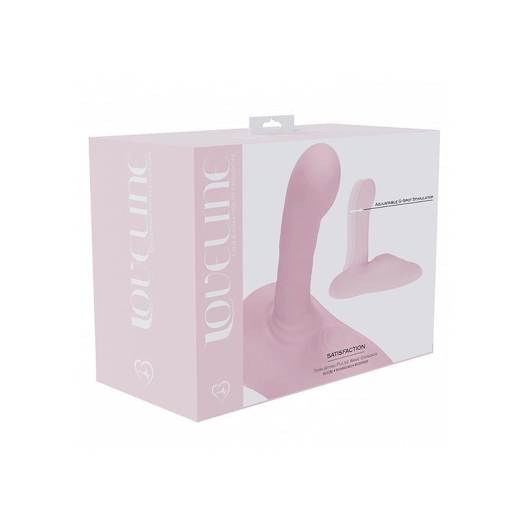 LoveLine Satisfaction Grinder Adjustable Thrusting Pulse Wave G-Spot  Vibrator, Pink - Walmart.com