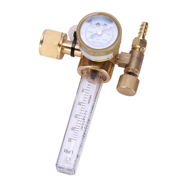 Reguladores De Presión Todos los instrumentos de medidor de argón de latón G5/8 Válvula reguladora de gas para soldadura por arco de argón Tmvgtek Para estrenar