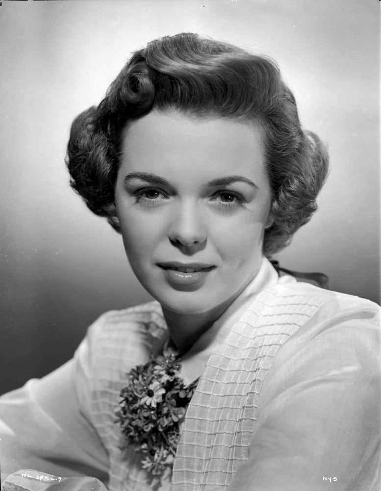 Nancy Gates smiling in Classic Photo Print - Walmart.com