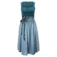 thumbnail image 3 of Women's Bavarian Oktoberfest Dirndl Dress with Apron Leopard Print Cosplay Party for Themed Festival Events, 3 of 6