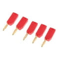thumbnail image 4 of 5 Pcs Connecteurs de Câble de Haut-Parleur Banane 2mm - Rouge, 4 of 7