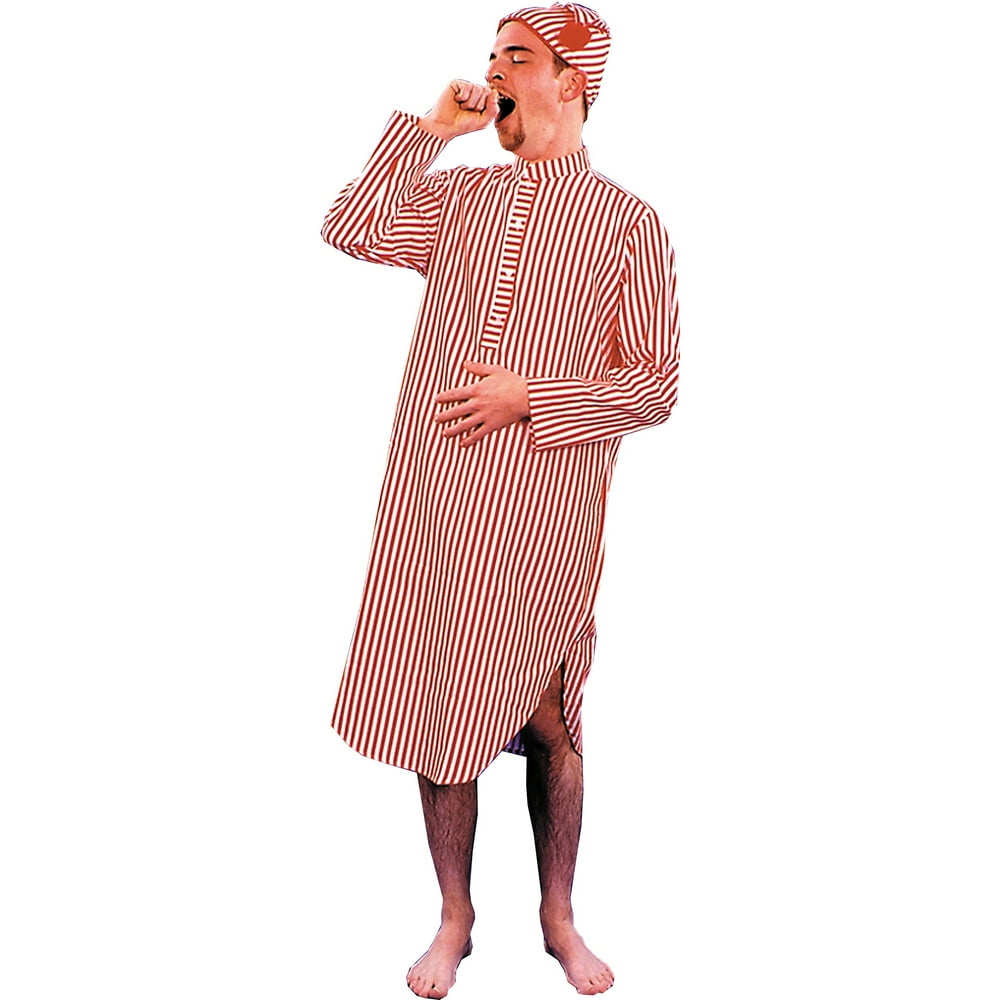 Nightshirt and Cap Adult Halloween Costume