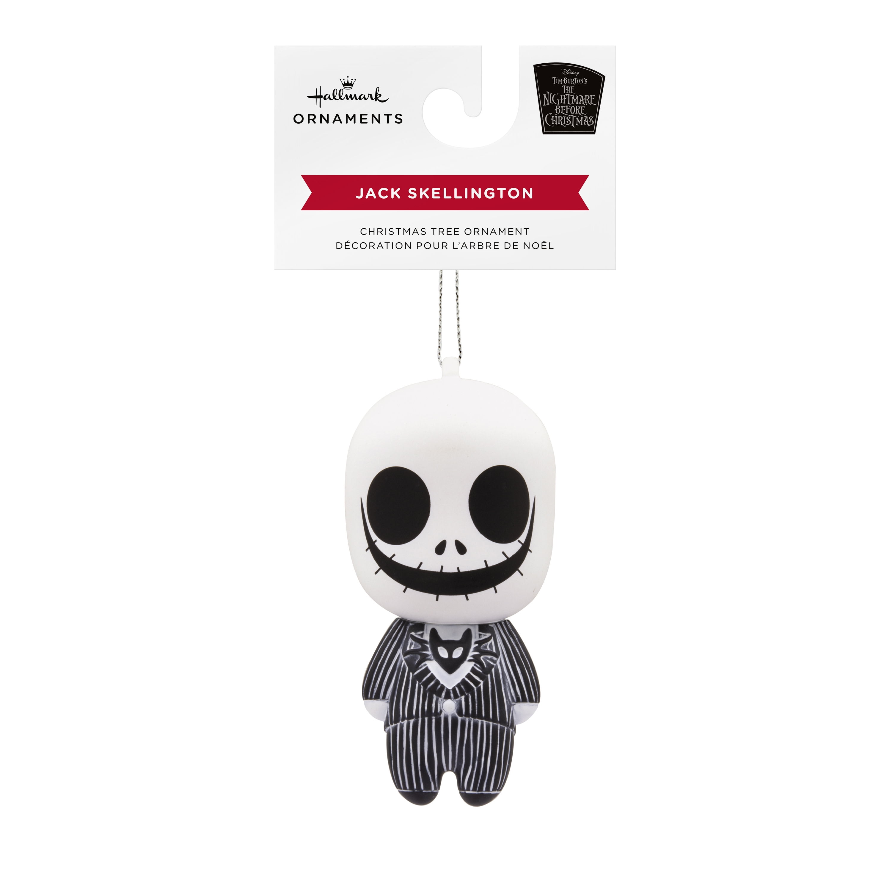 Hallmark Christmas Ornament (Disney Tim Burton's The Nightmare before Christmas Jack Skellington, Shatterproof) 1 Count