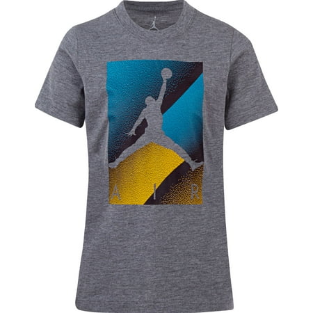 Jordan Boys' Air Colorblock Box Logo Graphic T-Shirt