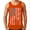 Orange, variant on Vintage American USA Flag Distressed Printed Men's Tank Top Color Black Small
