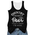 thumbnail image 5 of Tank Tops for Women Country Music and Graphic Loose Fit Casual Scoop Neck Sleeveless Shirt Summer Cami Tanks, 5 of 5