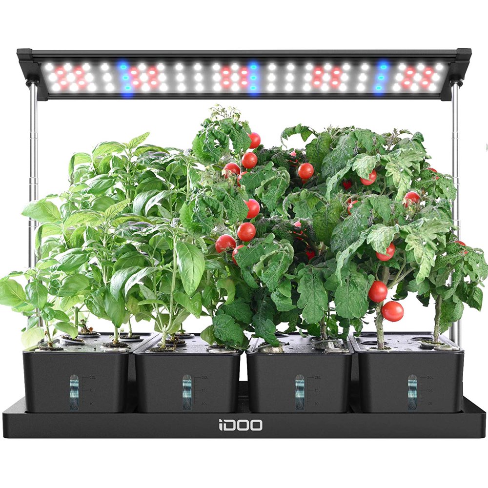 iDOO 20 Pods Hydroponics Growing System, Indoor Herb Garden Starter Kit