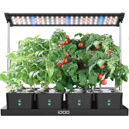iDOO 20 Pods Hydroponics Growing System, Indoor Herb Garden Planter, Germination Starter Kit