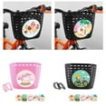 thumbnail image 2 of Bike Basket for Boy and Girls, Waterproof Plastic Handlebars Bike Baskets for Teen Kids Bike and Kids Tricycles, 2 of 9