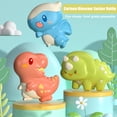 thumbnail image 2 of piezas de juguetes giratorios con ventosa para niños pequeños, juguetes giratorios con ventosa para ventana de dinosaurio de dibujos animados, juguete sensorial de viaje para bebés, juguetes, 2 of 6