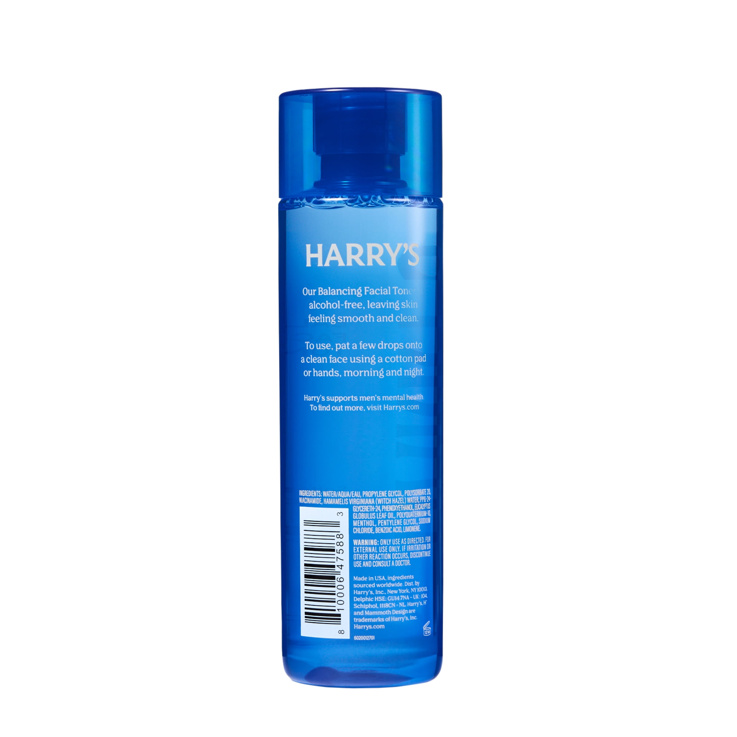Harry's Freshening Hydrating Toner for Face, Skin Care Toner for Refreshed, Clean, Hydrated Skin, 8.35 Fl Oz, Face Toner, 3 Pack