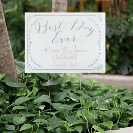 Hortense B Hewitt 38575P Rustic Vines Yard Sign