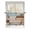 Brown, variant on Sheer Curtains 63 Inch Length, Pink Brown Vintage Semi Sheer Curtains Light Filtering Window Treatment, Retro Farmhouse Elegant Pastoral Privacy Voile Drapes for Living Room Bedroom 52x63 Inch