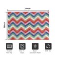 thumbnail image 5 of Colorful Geometric Chevron Pattern Door Rugs,Washable Non Slip Door Mats Indoor,Decorative Door Mats,Entry Mat Indoor for Entrance,Bedroom,Kitchen,Bathroom,16"x24", 5 of 6
