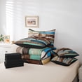 thumbnail image 6 of Castle Fairy Texas Stars Bedding Comforter Set,Abstract Vintage Cabin Full Bedding Set, 6 of 8
