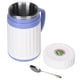 thumbnail image 1 of Taza de recolección de semen de acero inoxidable Taza aislante de semen de cerdo Tazas de muestra con una cuchara mezcladoraPúrpura, 1 of 8