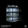 thumbnail image 4 of 1:64 Diorama Garage Model with LED Lighting, Multi-Story Parking Lot Scene Display Case Toy for Diecast Car Models and Hot Wheels, 4 of 11