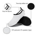 thumbnail image 4 of VIFUUR Water Sports Shoes Barefoot Quick-Dry Aqua Yoga Socks Slip-on for Men Women White, 11-12 Women/9.5-10.5 Men, 4 of 7