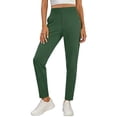 thumbnail image 2 of Business Casual Pants for Women Straight Fit High Waisted Work Pants with Pockets Summer Womens Trousers, 2 of 8