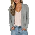 thumbnail image 2 of Gytharion Women's Cardigan Sweaters Open Front Long Sleeve Knit Cardigans with Side Pockets Spring and Fall Sweater Cardigans, 2 of 8