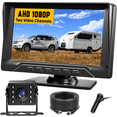 thumbnail image 2 of RV Backup Camera Plug and Play, 7'' Backup Camera for Truck Trailer, No Delay, 1080P HD, 2 Channels, 150° Wide Angle, DIY Guide Lines, Night Vision, IP69 Rear View Camera, 2 of 4