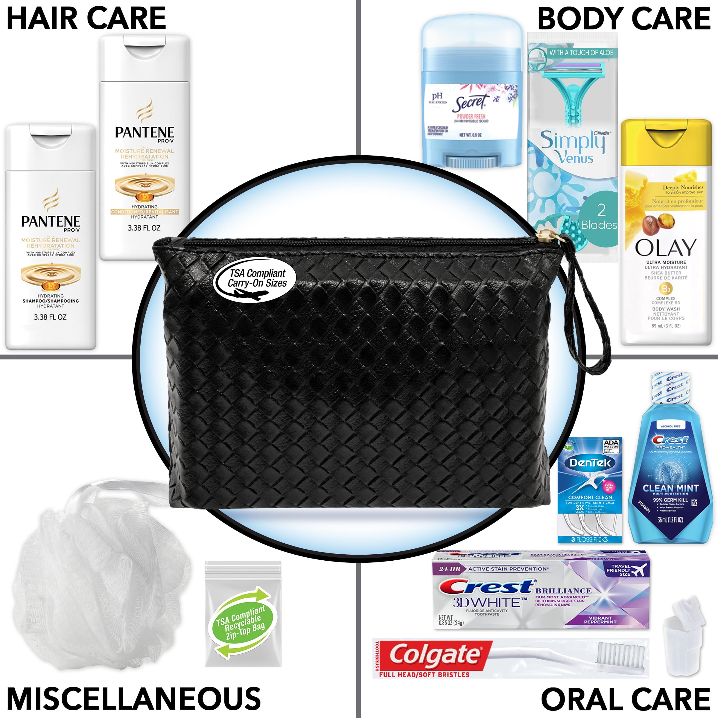 Convenience Kits International, Woman On The Go 13 pc Travel Kit